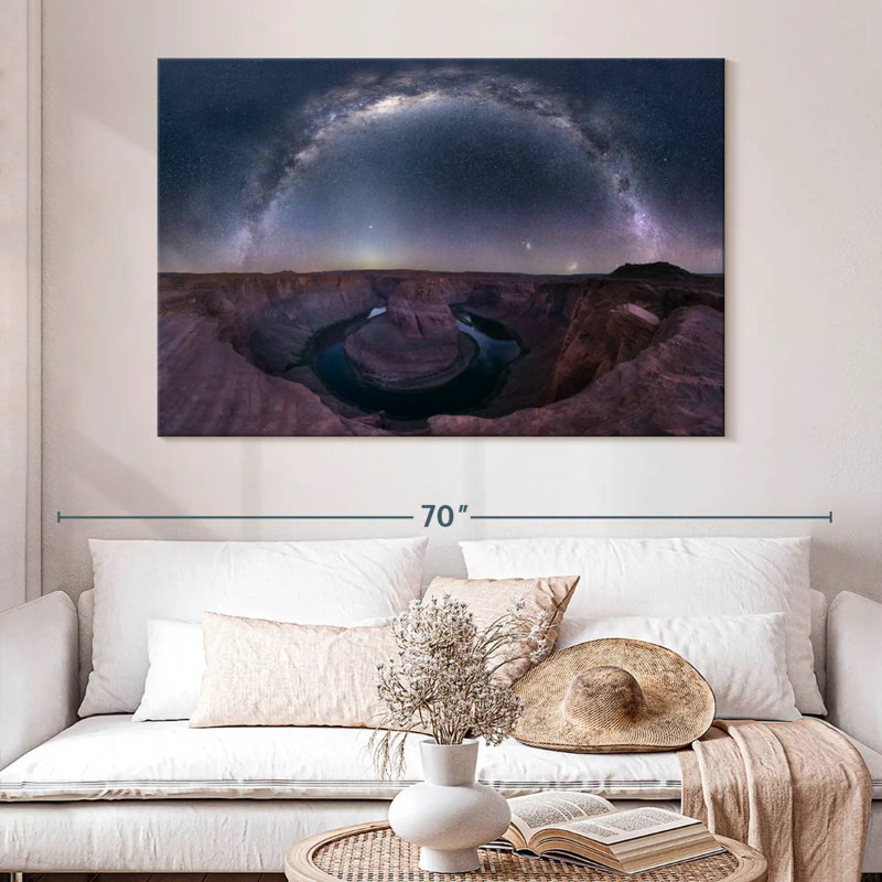 Starlit Horseshoe Bend, H 34 po x l 51 po