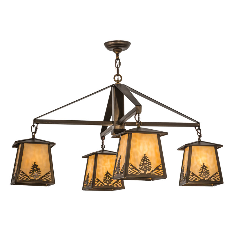 Rustic Lodge 4 - Light Chandelier