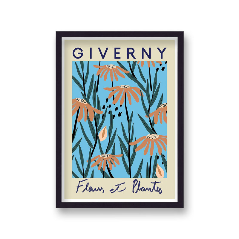 Plants And Flowers Giverney - Single Picture Frame Print