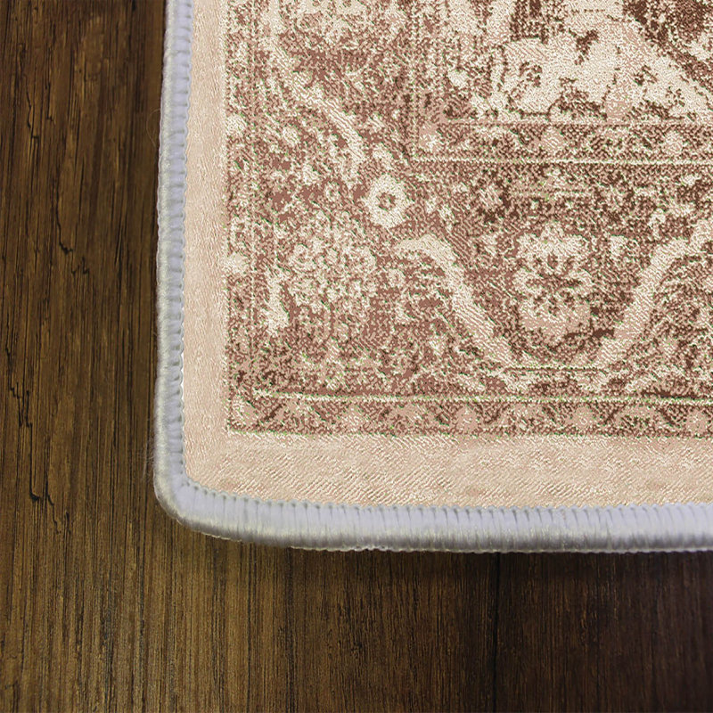 Elegant Hall Carpet, 31.5 x 78.7 inches | 100% Polyester, 0.4 inch Pile Height | Antibacterial, Non-Slip PVC Felt Dot Underside | Machine Washable, Durable Woven Design | Perfect for Entryways & Living Spaces