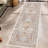 Medallion Non Slip Washable Rug(Orange)-1266927033