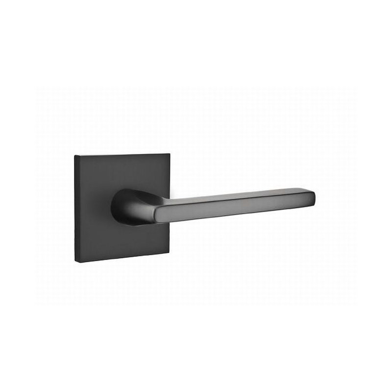 Flat Passage (Hall & Closet) Door Lever with Square Rosette