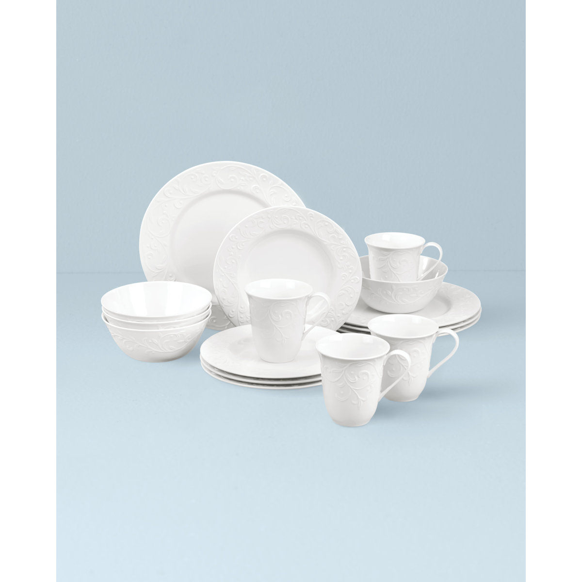 Lenox Opal Innocence Carved Dinnerware Set