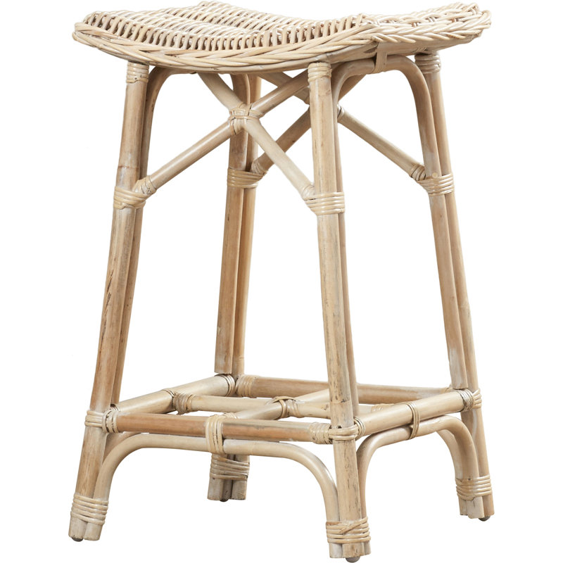 Tabouret d'appoint en bois massif Everton