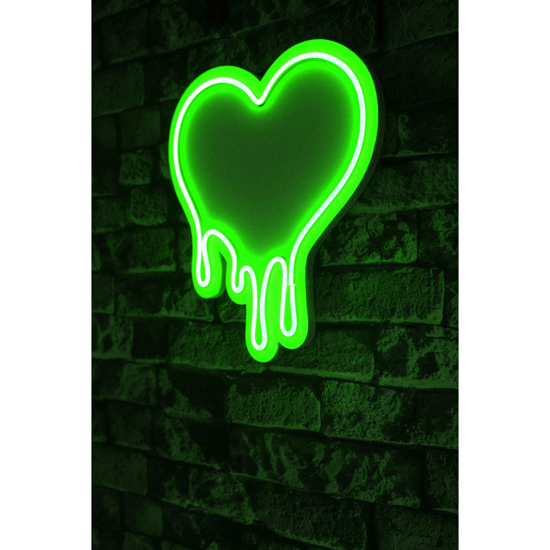 Ruban d'éclairage à DEL flexible au néon, vert, 12 V DC, 12,6 x 13,8 x 0,8 pouces | IP67 imperméable, 570 lumens, blanc chaud 3200K | Gabarit en mousse de PVC, adaptateur 12V 4A, parfait pour la décoration intérieure et les événements