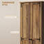 Armoire de rangement 67 po Farmhouse