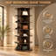 24 Pair Shoe Rack Rotating Spinning Shoe Organizer Lazy Susan Bag Display Rack