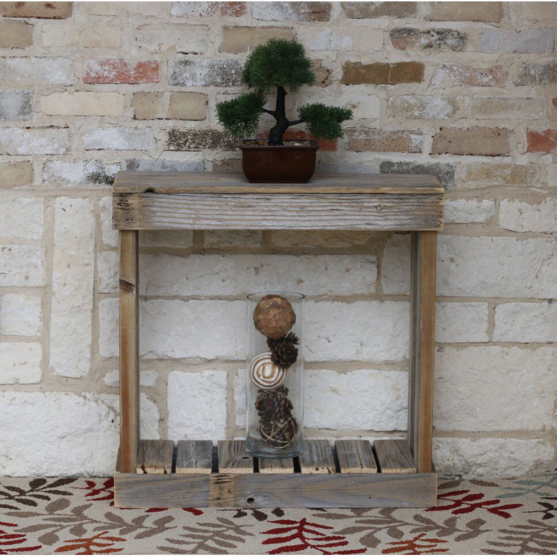Console en bois massif 30 po Coker, Naturel