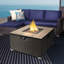 Square Steel Propane Smokeless