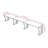 Milaynah 141.73'' W Rectangle Partition Desk