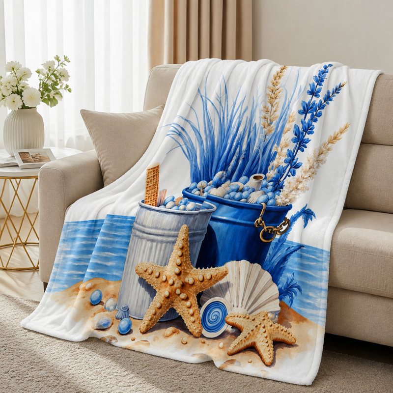 Jeté douillet en flanelle Cozy, L 80 po x l 60 po