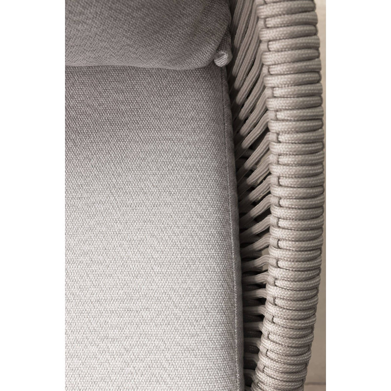 Rodona Outdoor 3 - Seat Patio Sofa, Spectrum Graphite Sunbrella® Plainweave