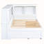 Lit de jour Charsie avec deux tiroirs de rangement, armoires de rangement et ports USB-713334105