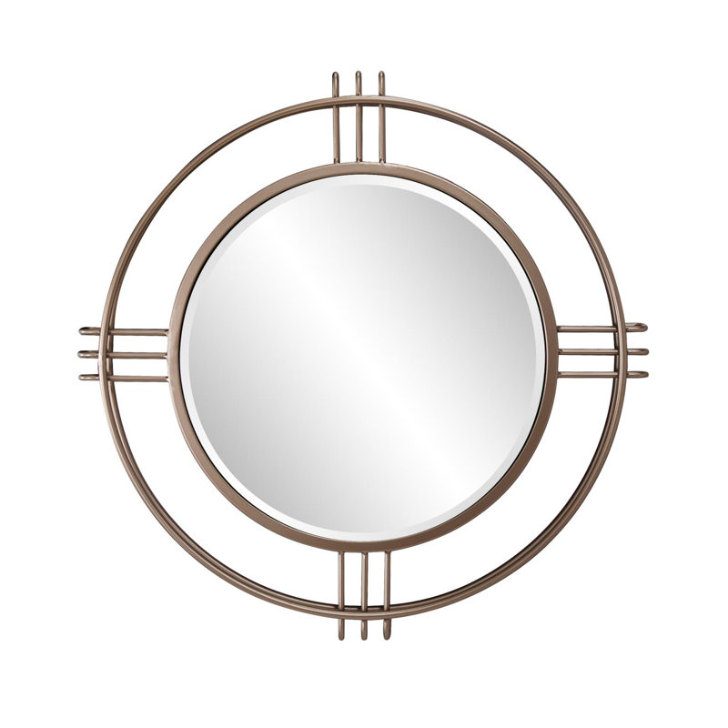 Maddock Metal Round Mirror