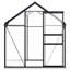 Serre d'extérieur en aluminium et polycarbonate anthracite et transparent Greenhouse-123383816