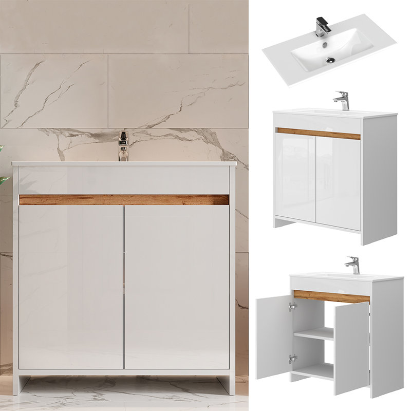 Shunsuke Bathroom Vanity with Basin