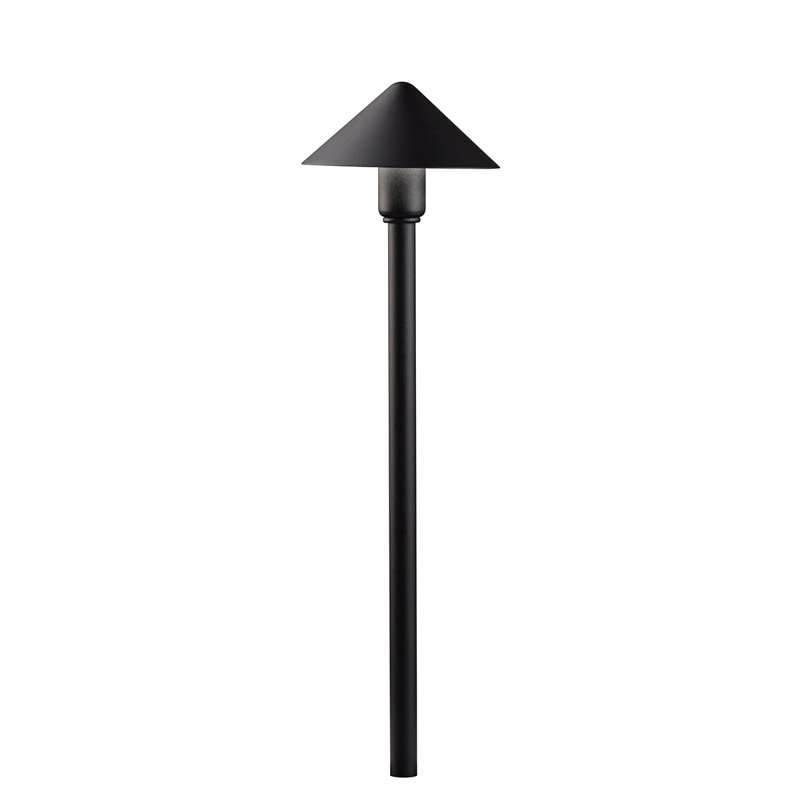 Éclairage de sentier à DEL 1 lumière Chimal, Noir texturé