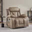 Fauteuil inclinable manuel en tissu Kokal, massage par vibration 8 points avec chauffage lombaire, fauteuil inclinable rembourré avec poche de rangement latérale pour le salon et le cinéma maison-1661982930