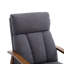 Fauteuil avec cadre en bois-1860464459