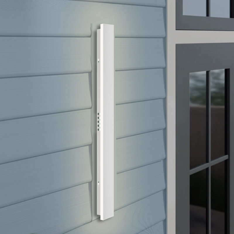 Applique murale linéaire en aluminium Avett, Blanc