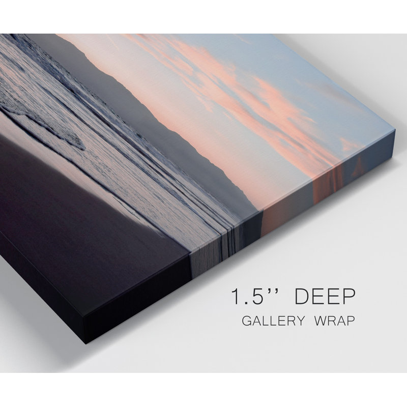 Venice Beach Sunset - reproduction sur toile tendue, H 24 po x l 12 po x P 1 po