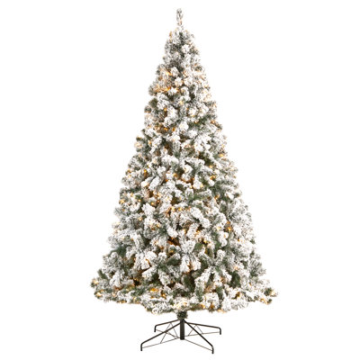 Lighted Artificial Fir Christmas Tree