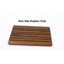 Tapis de douche en teck