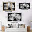 «Bunch Of Roses», ensemble de 3 reproductions d'art murales sur toile-1210205841-1210205839