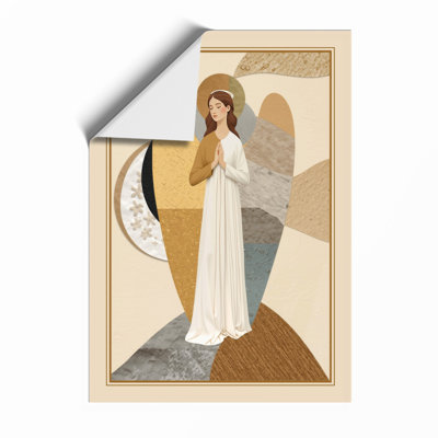 Winged Guardian Art Deco - Framed Print