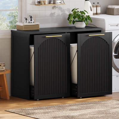 MDF Pull Out Trash Can