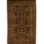 Oriental Hand-Knotted Wool Black/Gold Area Rug