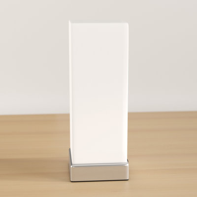 Linda 28cm Chrome Table Lamp Set