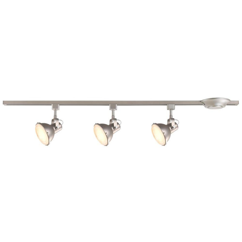 44'' 3 -Light Track Track Kit with Dimmable and Adjustable Head