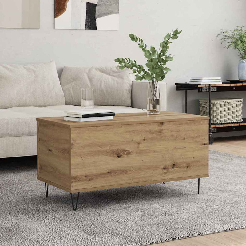 Coffee Table with Storage, Artisan Oak