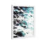 Tide, Deep Ocean Waves Coastal Blue - peinture encadrée-73063320-73063321
