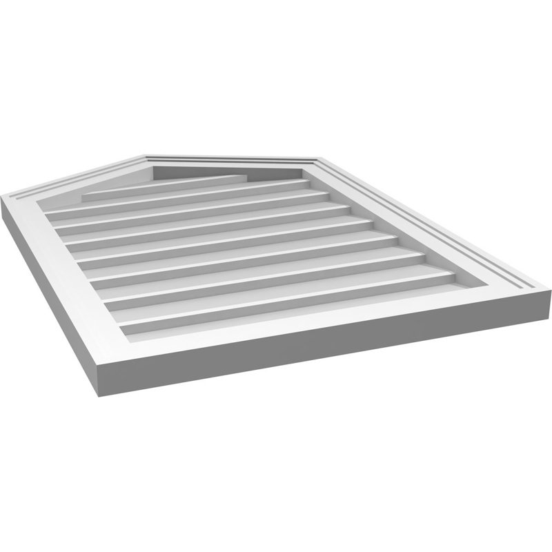 Ventilateur à pignon en uréthane non-fonctionnel Signature, H 30 po x l 22 po x P 1,5 po