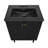 Bron 24" Freestanding Bathroom Vanity in Black Oak with Black 3-Hole Centerset Sink Top-1873258882-1873258910-1873258883