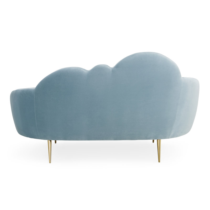 Ether Cloud Settee - Olympus Oatmeal, Rialto Sky