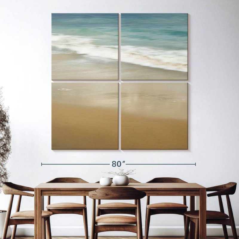 Gillard Surf And Sand I, 74" H x 74" W