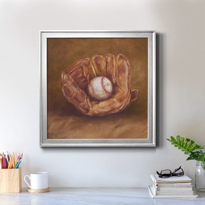 «Rustic Sports III», reproduction encadrée de qualité supérieure - prête à être accrochée, Toile avec cadre argenté