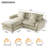 Modular Sofa With Ottoman-1638545866