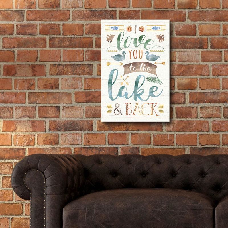 «Lake Love II» par Jess Aiken, art mural en verre acrylique, H 24 po x l 16 po x P 0,2 po