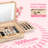 Portable Makeup Organizer Makeup Tool Case With Led Mirror Pink-301349715