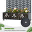 Boîte à fleurs en métal galvanisé avec treillis Forson-236355870-259800249