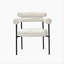 Ensemble de 2 chaises de salle à manger en tissu Boucle-2036004922-2036004920