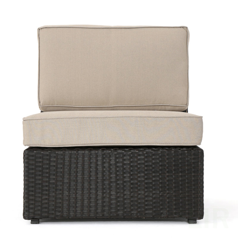 SANTA CRUZ ARMLESS CHAIR, Chair, Dark Brown