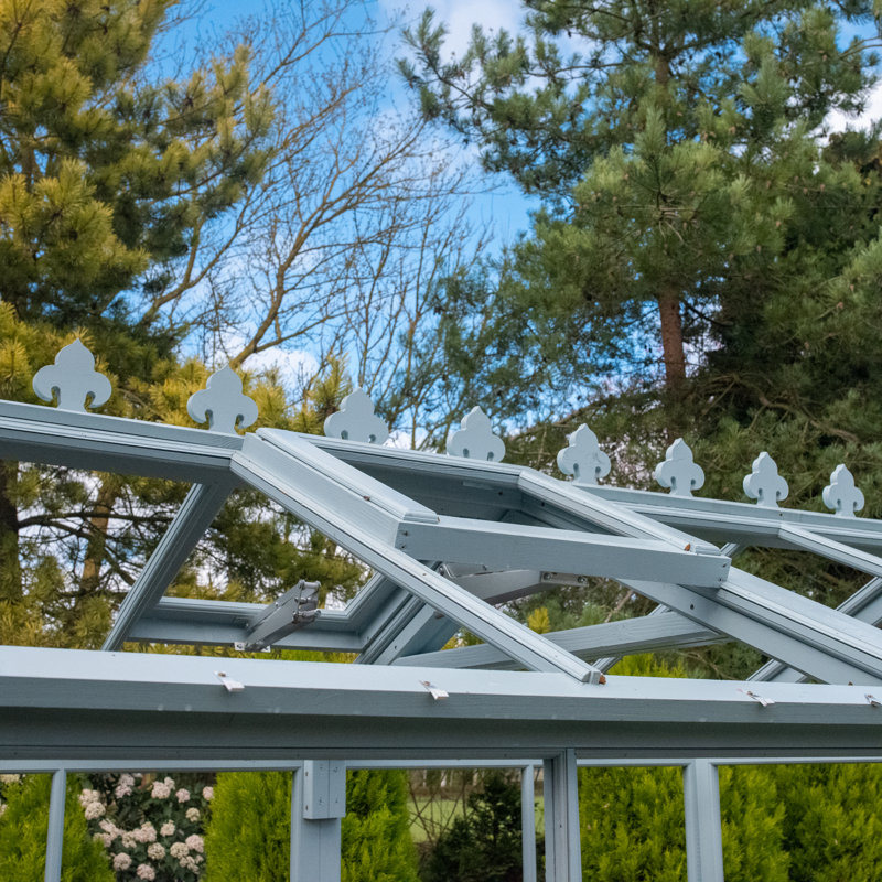 Holkham 16 ft x 6 ft Greenhouse, Indigo