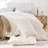 Fluffy Comforter Set 2 Pieces- All Seasons Heavy Faux Fur Comforter With One Pillowcase-116802368-116802363