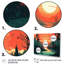 Magnifique soleil couchant sur des arbres II - reproduction-88548234-88548237