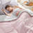 Bedsure Queen Color Block Quilted Duvet Insert – Pink & Gray, Down Alternative, All-Season-122443351-122443352